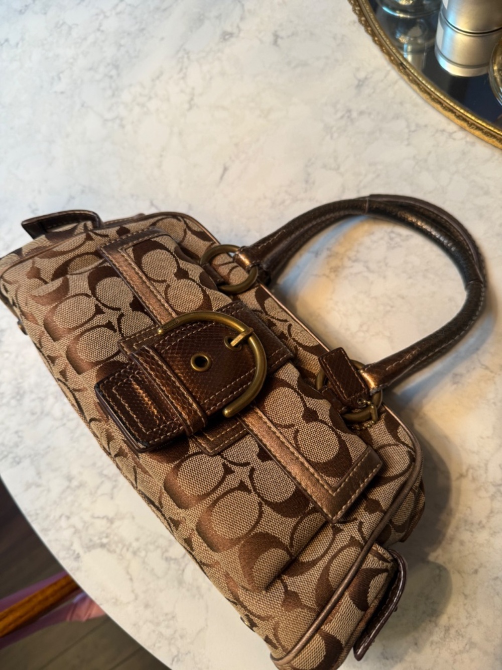 Vintage Coach Signature Soho Satchel - Picture 2 of 7